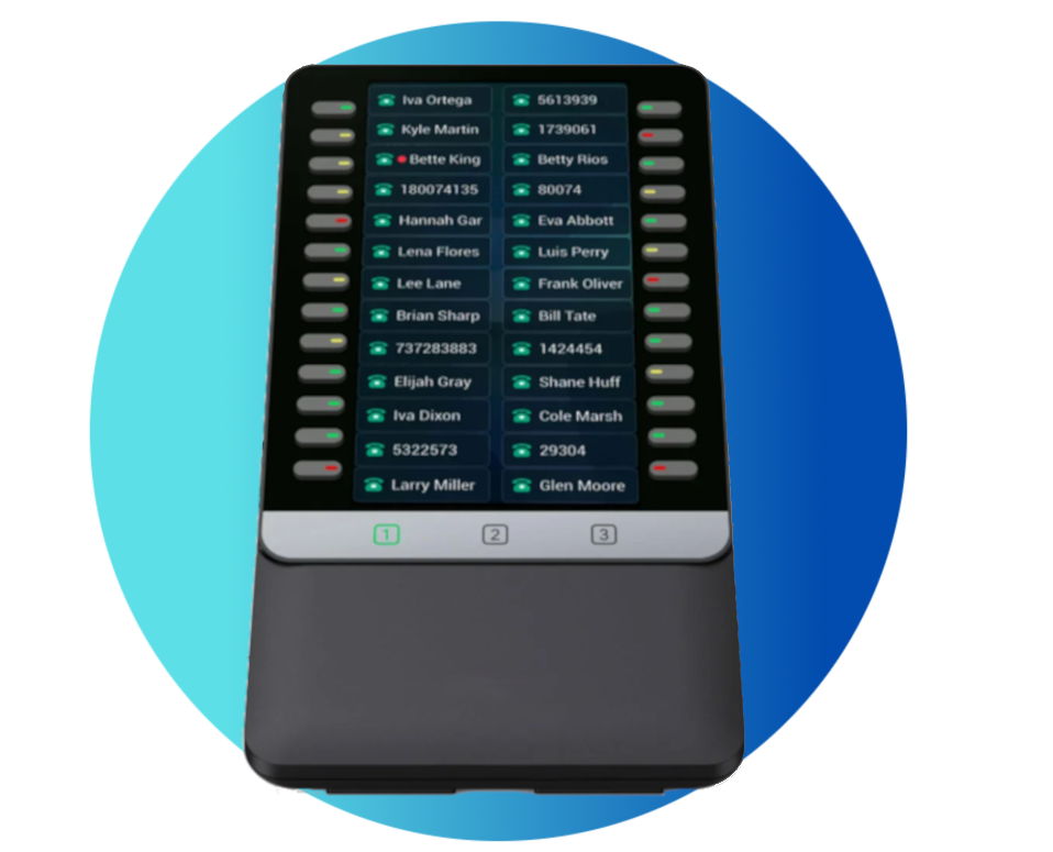expansion-module EXP55 expansion module for TOPS-S73 and TOPS-X74 phones with 78 programmable keys